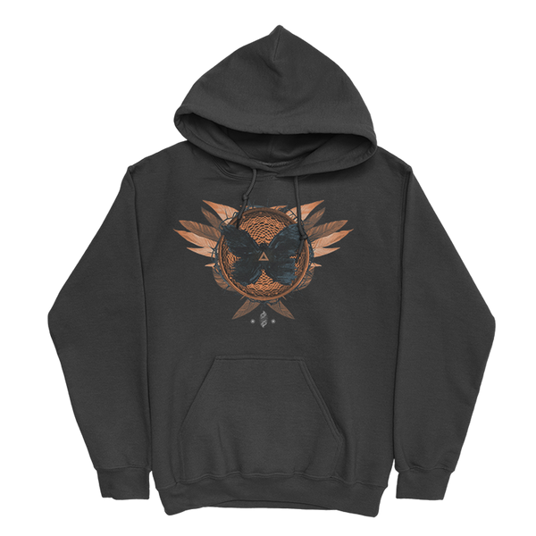 Black Butterfly Pullover Hoodie